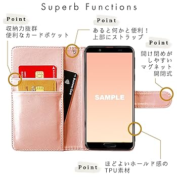 AQUOS wish 4 本体とカバー2個付き Amazon.co.jp: Ausrann AQUOS wish4 ケース SH-52E SH-M27